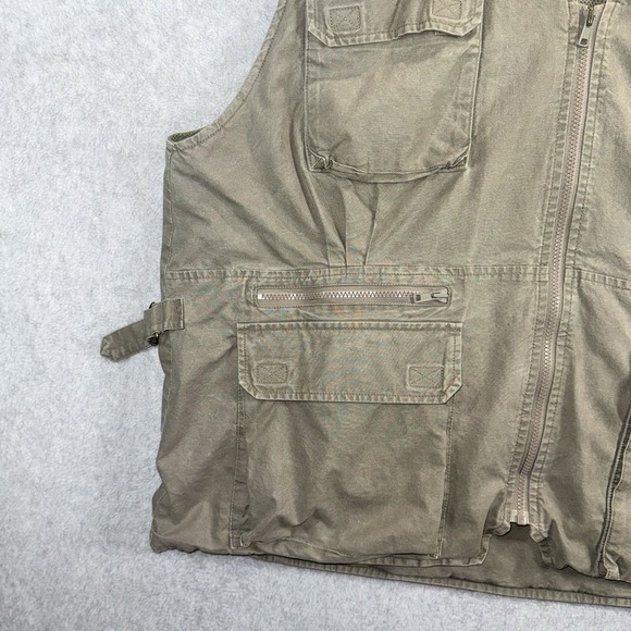VTG LL Bean Vest Mens XXL Utility Photography Hunting Travel Safari Lined U655 - Picture 2 of 13